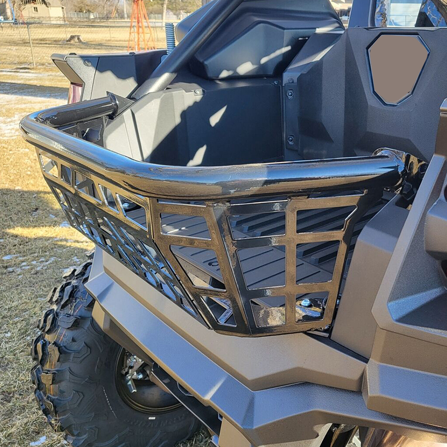 Tailgate Bed Enclosure For 2020-2023 Kawasaki Teryx KRX 1000 Rear Cargo Guard