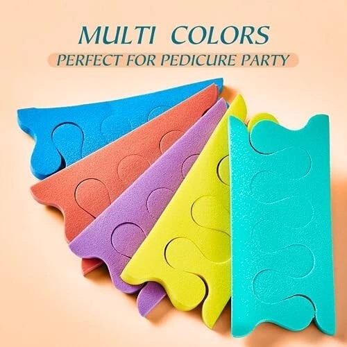 Toe Separator Pedicure Toe Separators Foam Bulk 200 PCS (100 Pairs)