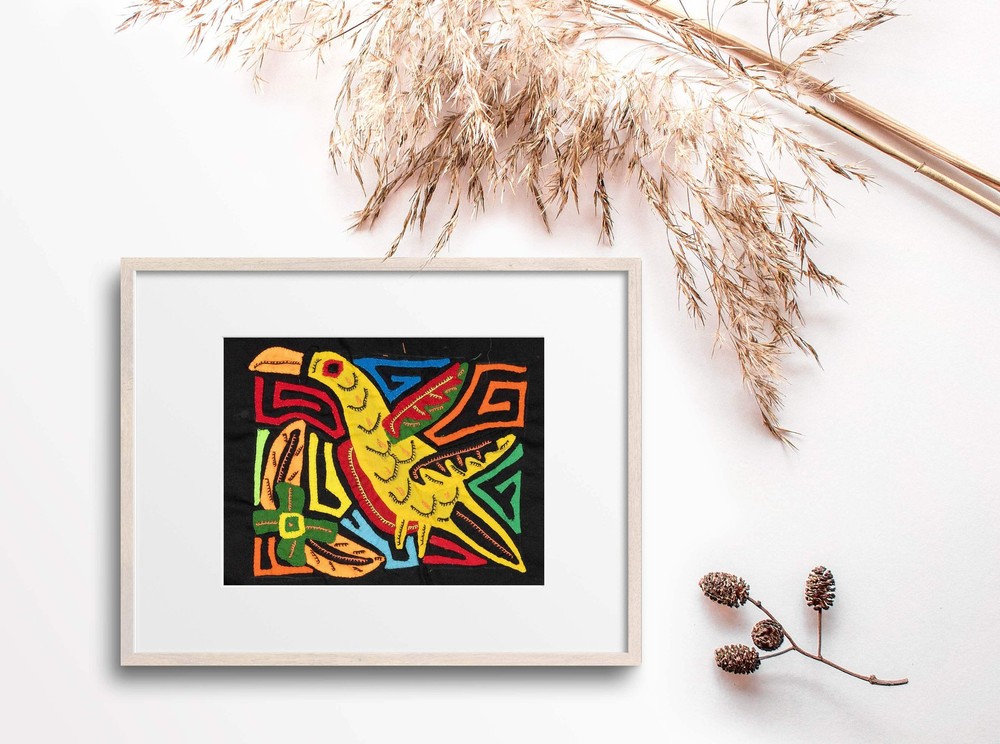 Multicolor Yellow And Red Bird Molita
