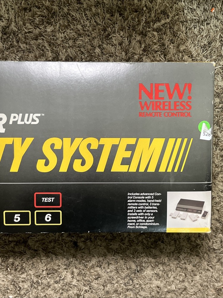 Schlage Keepsafer Plus Security System New Open Box