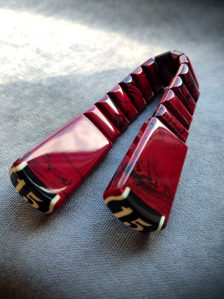 № 15 MASSIVE Luxury Flip rosary SAMURAI Billiard ball Gift CHETKI Четки Handmade