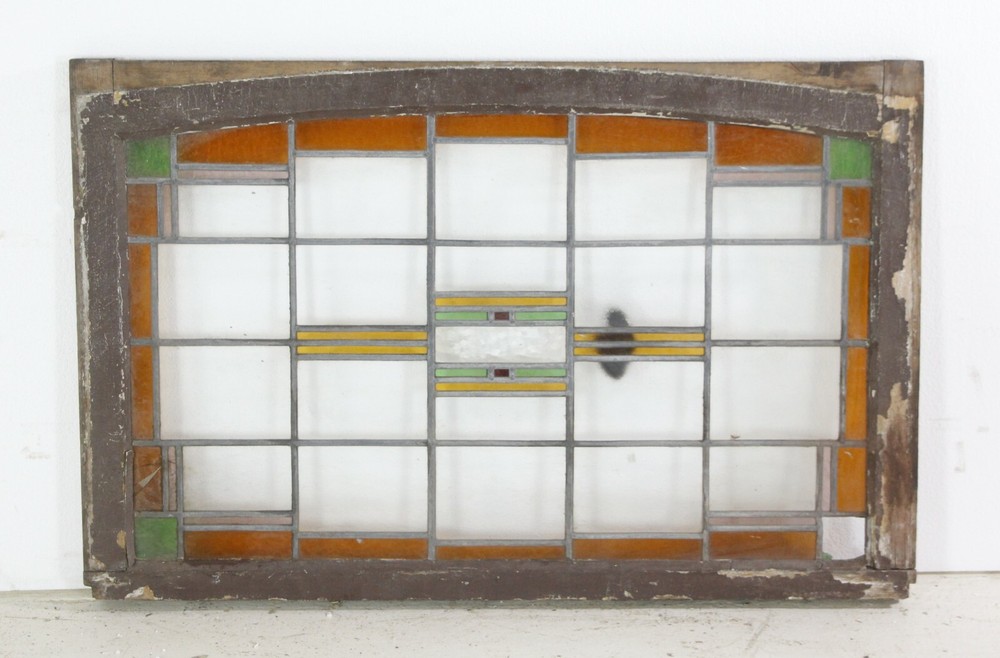 Frank Lloyd Wright Style Stained Glass Window