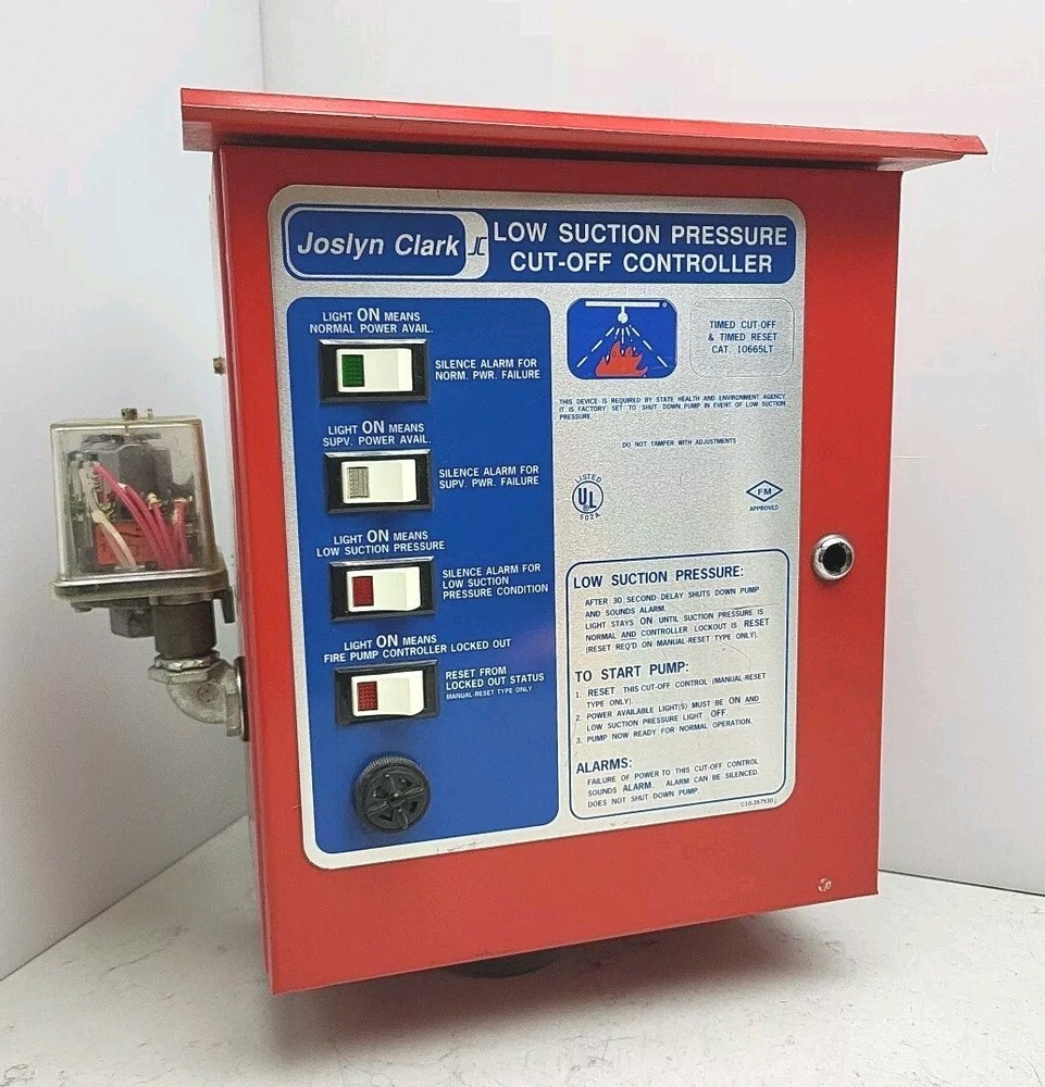 Joslyn Clark 10665LT Low Suction Pressure Cut Off Controller Enclosure Timed