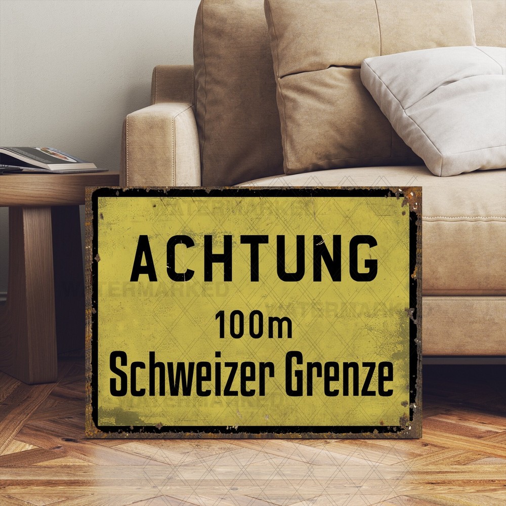 Vintage Style WW2 Great Escape Steve McQueen War Sign