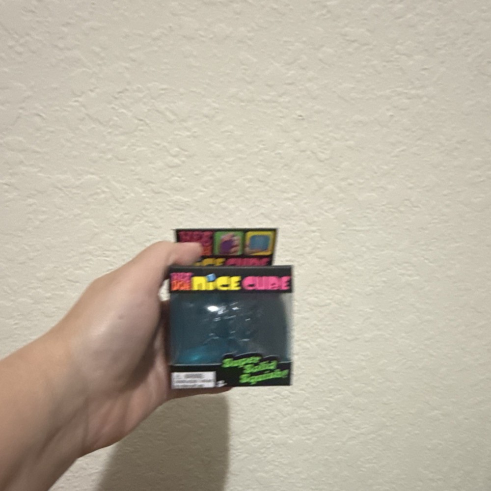 Nice Cube Tactile Squeeze Toy Blue