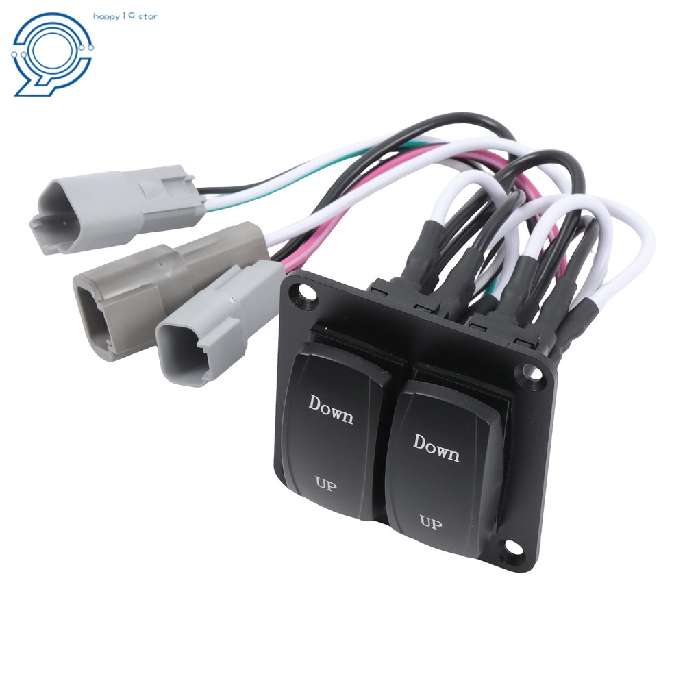 10222-211D Marine Trim Tab Switch Kit Double Rocker Replace 10222211D