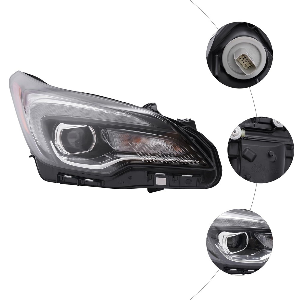 Halogen Headlights Assembly for Envision 2016-2018 Left Right Side