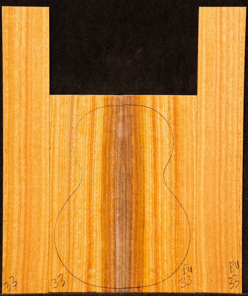 Eucalyptus Ukulele Set #33  Tenor Size Back and Sides