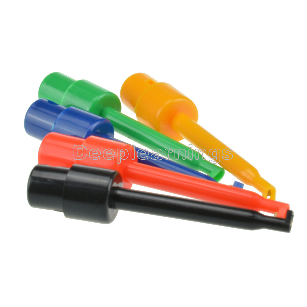 10pcs Large Size Round Single Hook Clip Test Probe for Electronic Testing