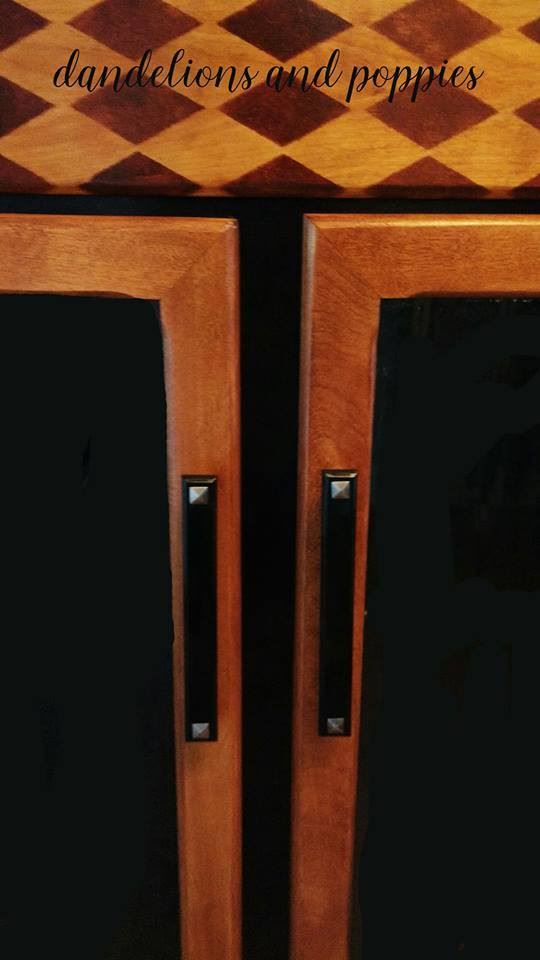 3-3/4" Kaley Pull Onyx Black & Brushed Stainless Steel