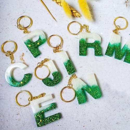 20PCS Brass Flat Split Key Rings, 15mm (0.59") Diameter, Solid Brass Keyrings