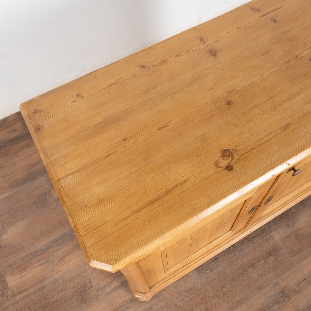 19th Century Danish Pine Sideboard Cabinet
