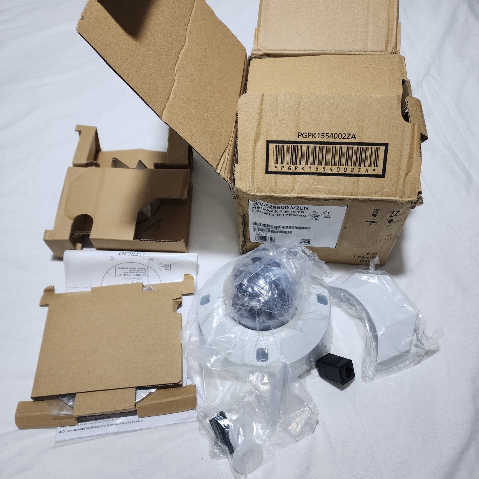 i-Pro S-series 6MP High Res Network Camera w/ AI Engine WV-S25600-V2LN