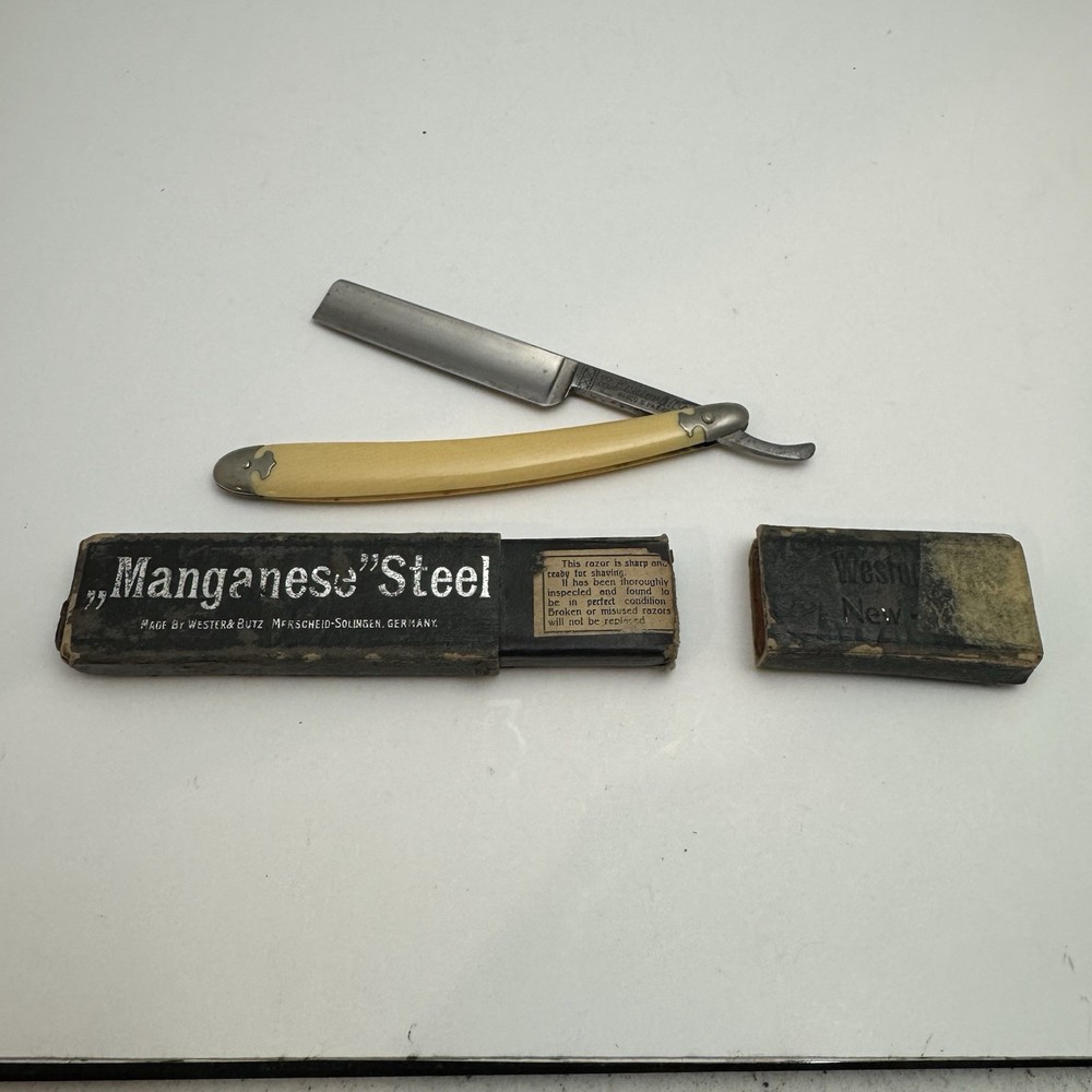 Antique Wester Bros. Straight Razor, Solingen Germany