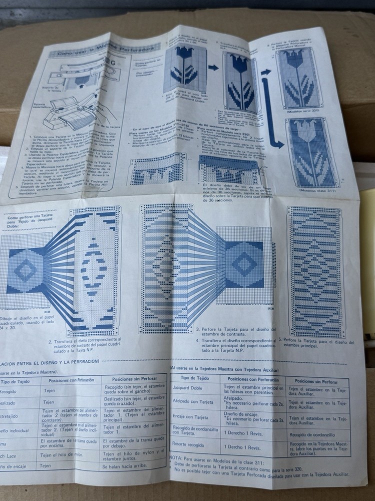 VINTAGE NOS Silver/Studio EC1 Pattern Controller Knitting Machine Made in Japan