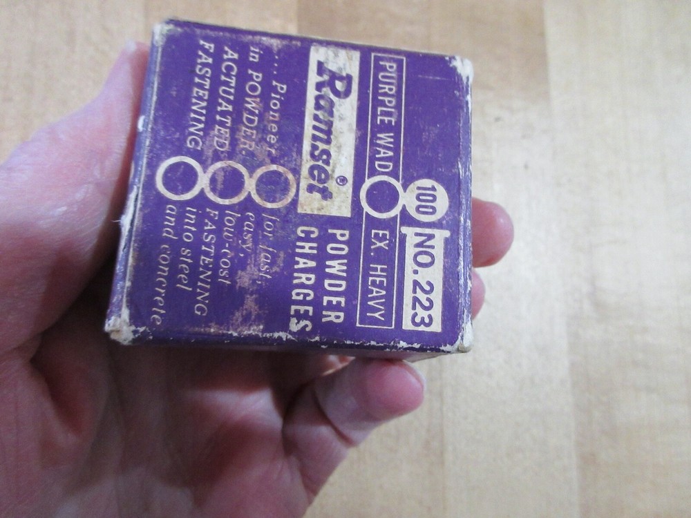 Empty Ammo Box Ramset Purple ex heavy no 223 (IT)