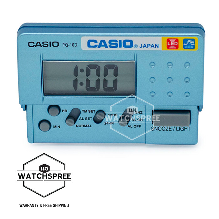 Casio Alarm Clock PQ10D-2R