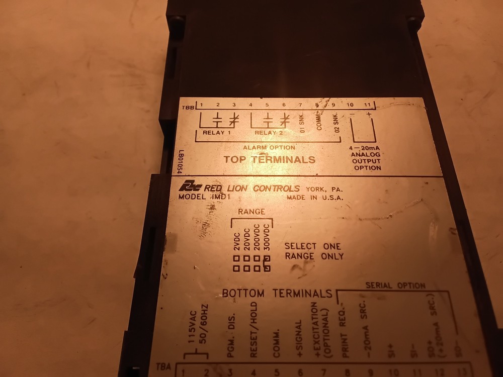 Red Lion Controls IMD1 Panel Meter Module 300V (K13D)