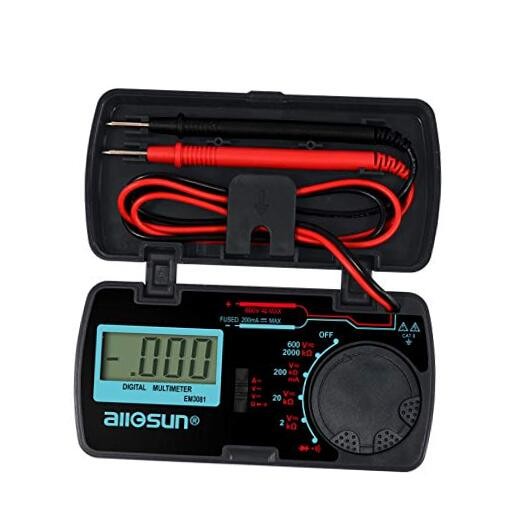 ALLOSUN-EM3081 Digital Multimeter/DMM/Multi Tester Amp/Ohm/Volt Meter/Diode