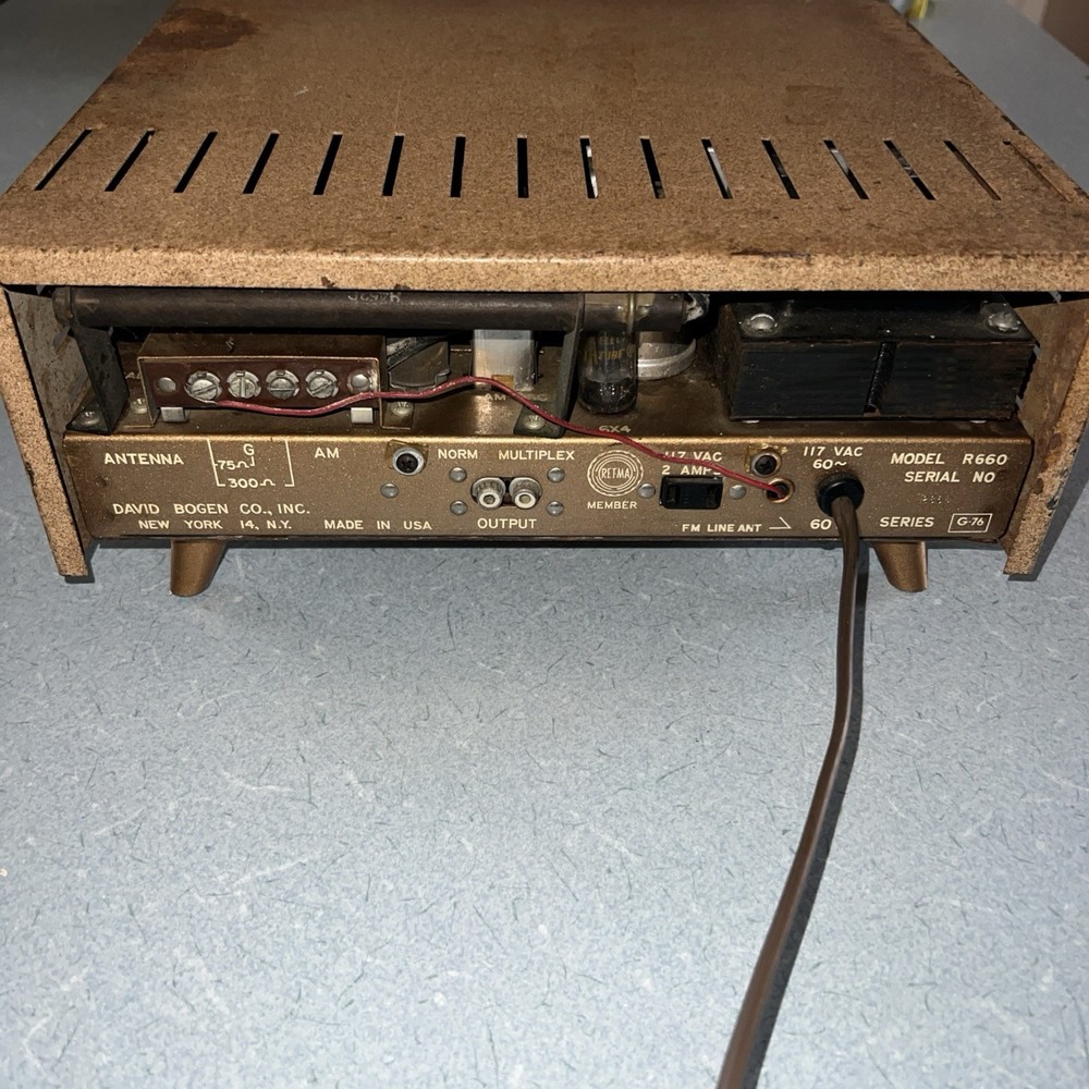 Bogen Model R660 Tuner For Parts Only