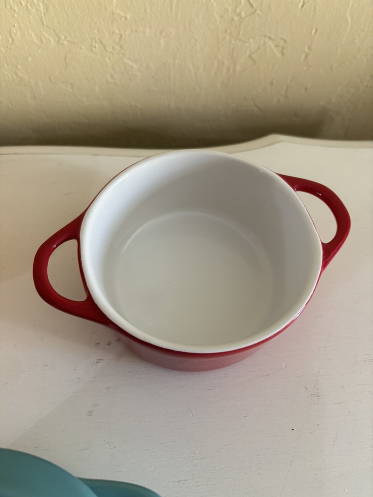 Creative Co-op Stoneware Mini/Individual Baker Dish with Lid