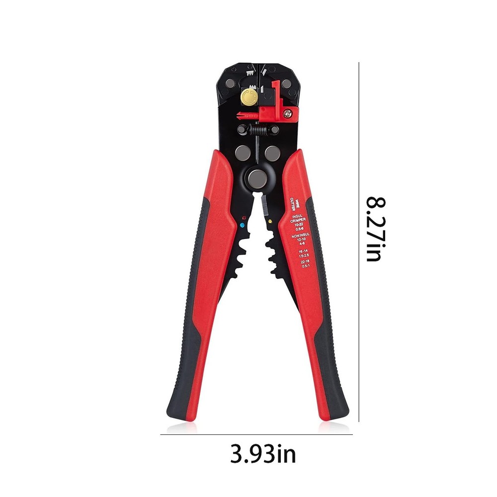 Automatic Multi-Function Wire Stripper and Crimper Tool for Electrical Work