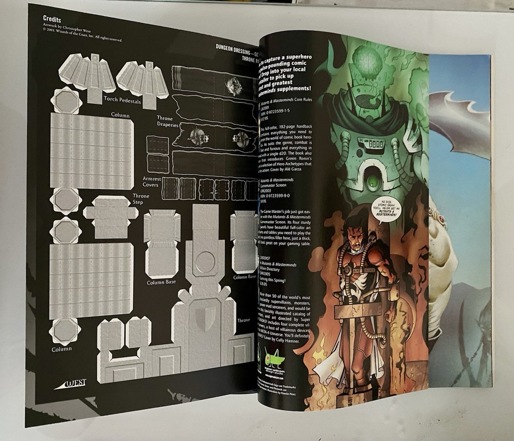 Dungeon Magazine #99 June 2003 D&D 3.0 With Insert