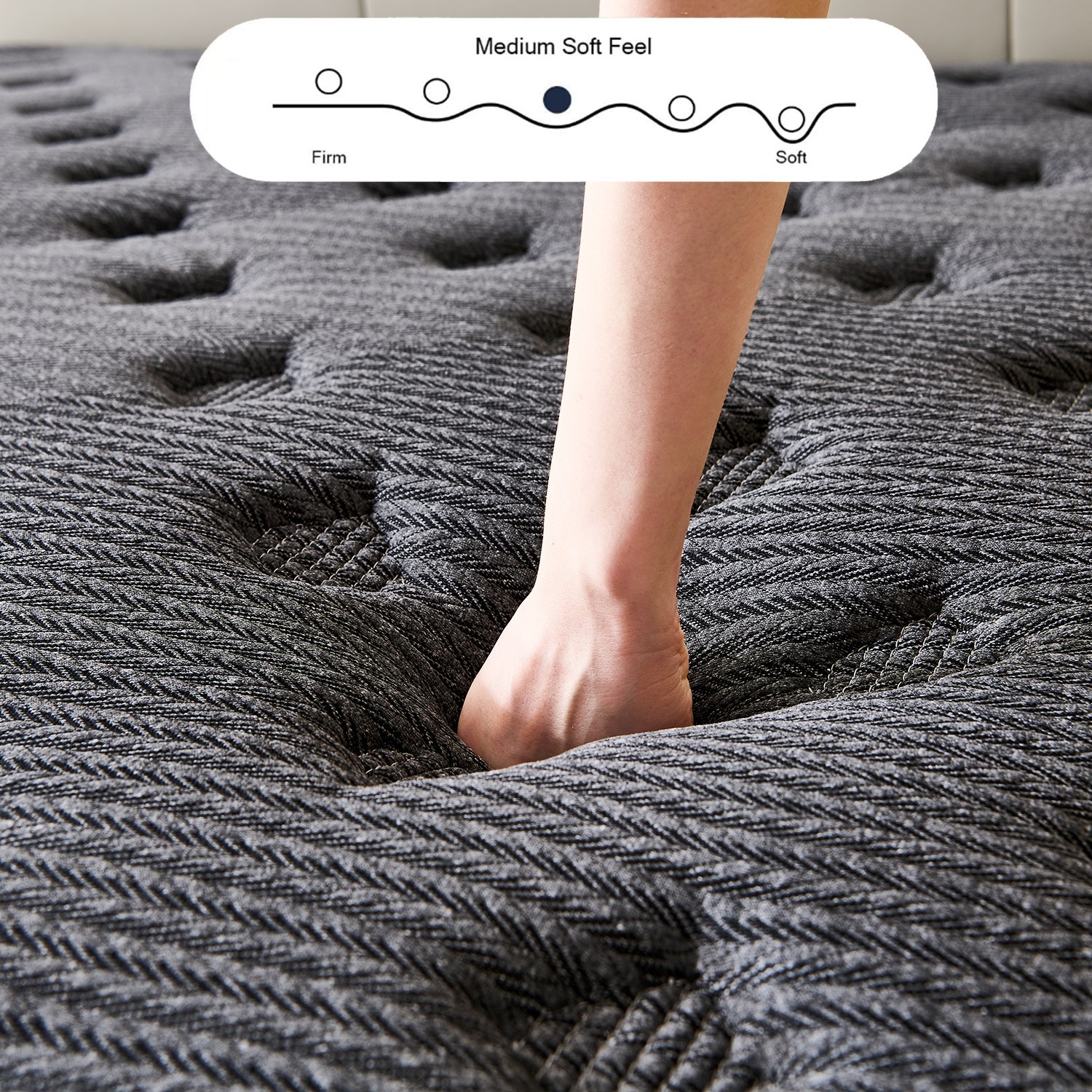 8"10"12"14 Twin Full Queen King Size Mattress in a Box Hybrid Spring Memory Foam