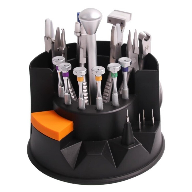 Glasses tool pliers set nose support pliers+screwdriver+tool storage rack