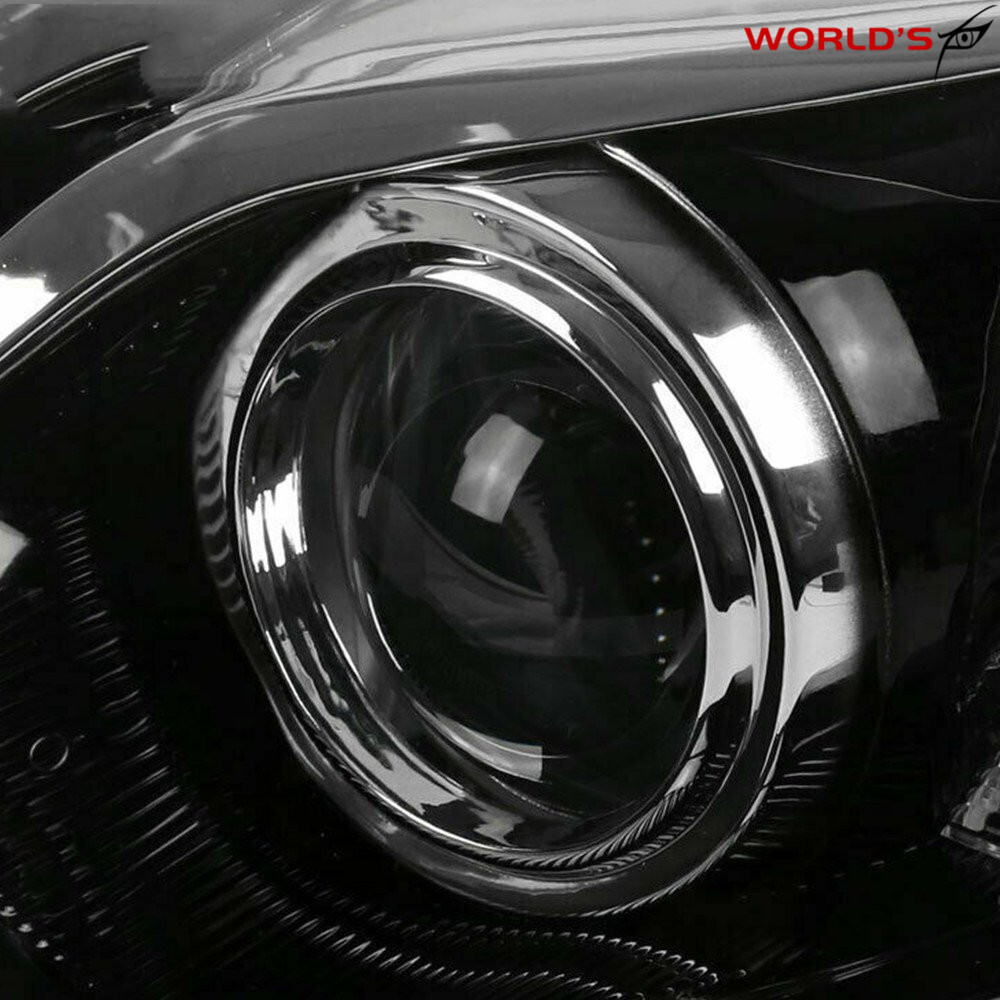 Black Housing Headlights For 2012-2014 Toyota Camry Clear Projector Left&Right