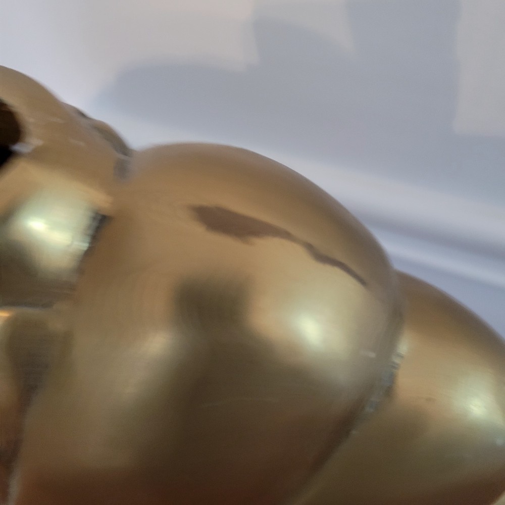 Vibtage Art Deco Brass Vase