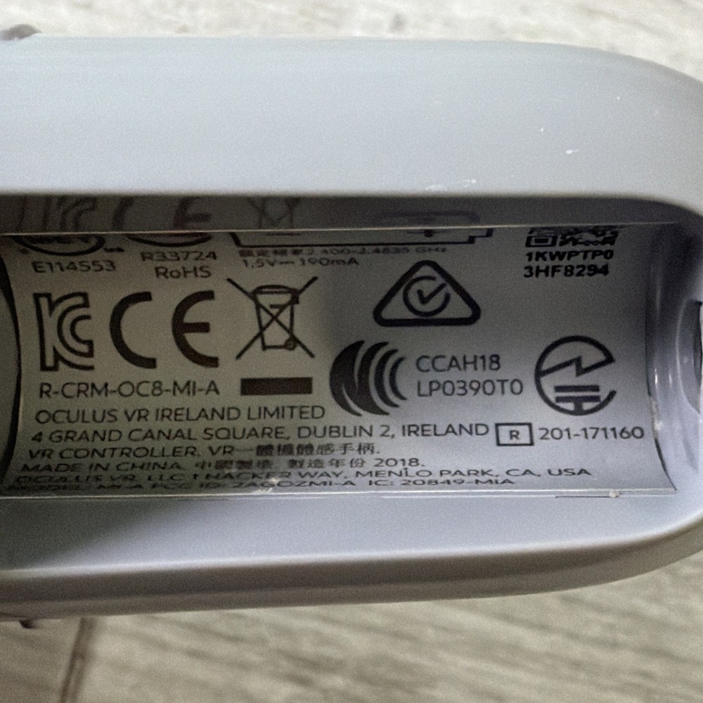 Oculus Go VR MI-A Wireless Remote Controller L Or R +Battery Tested Working