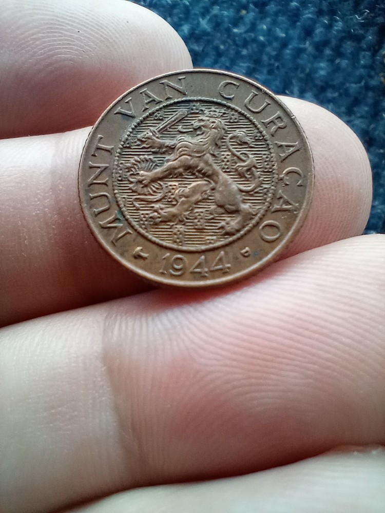 1944 Curaçao 1 Cent Coin