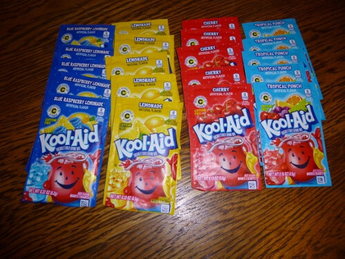 20 Packs 4 Varieties Kool-Aid Drink Mix