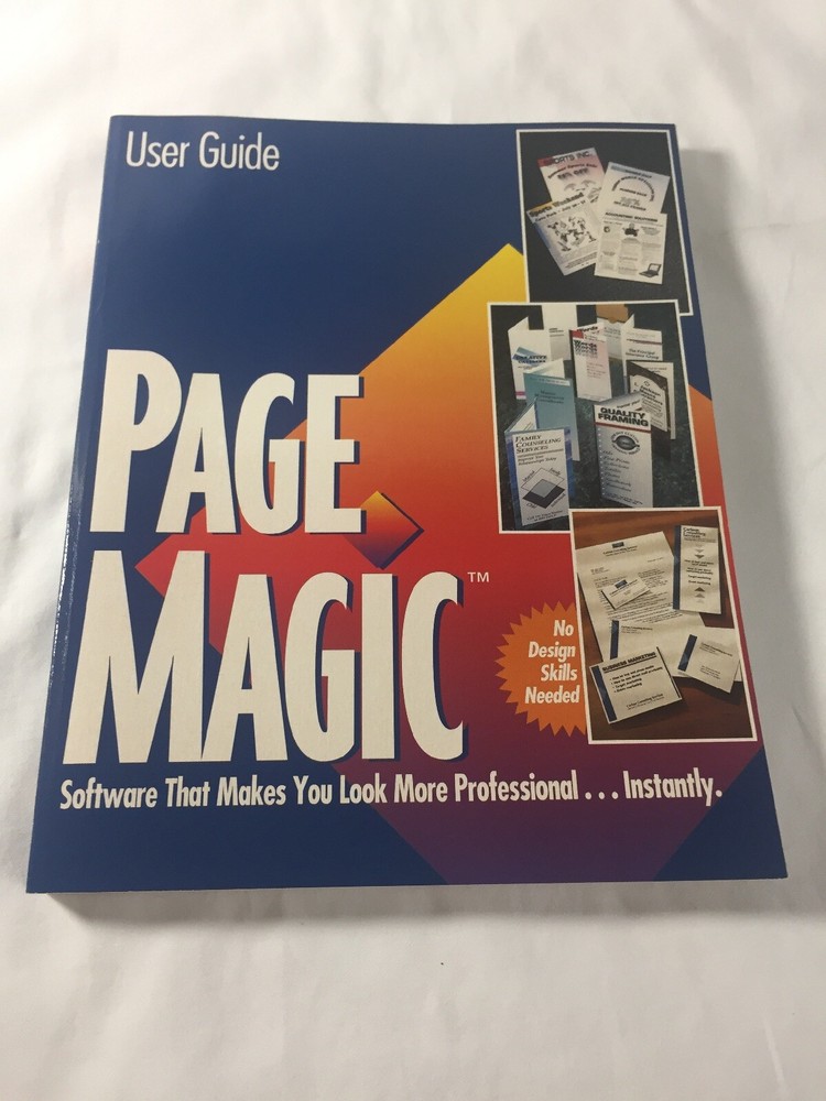 Page Magic ~ User Guide ~ Software That Makes You Look More Professional