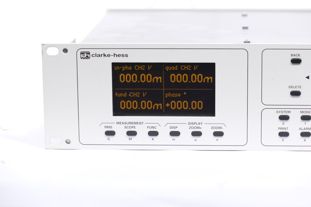 Clarke-Hess Model 2500 Gain Phase Angle Voltmeter