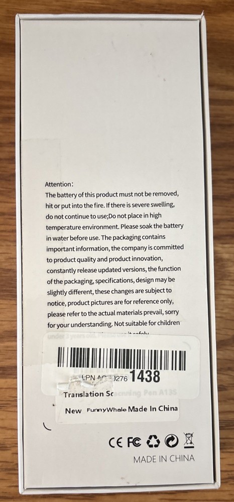 Touchscreen AI Smart Scan Translator Pen Reader & Recording Device 112 Languages