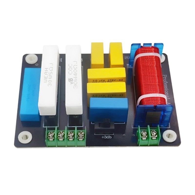 5200Hz-20kHz 400W 2 Way Frequency Divider Speaker Filter Circuit Adjustable