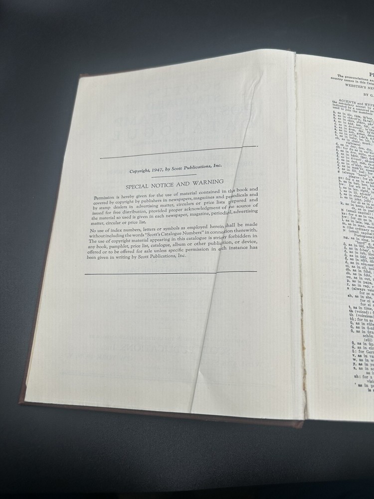 scott standard postage stamp catalogue 1948 Combined Edition