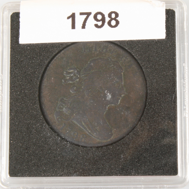 1798 LARGE CENT 1ST HAIR STYLE