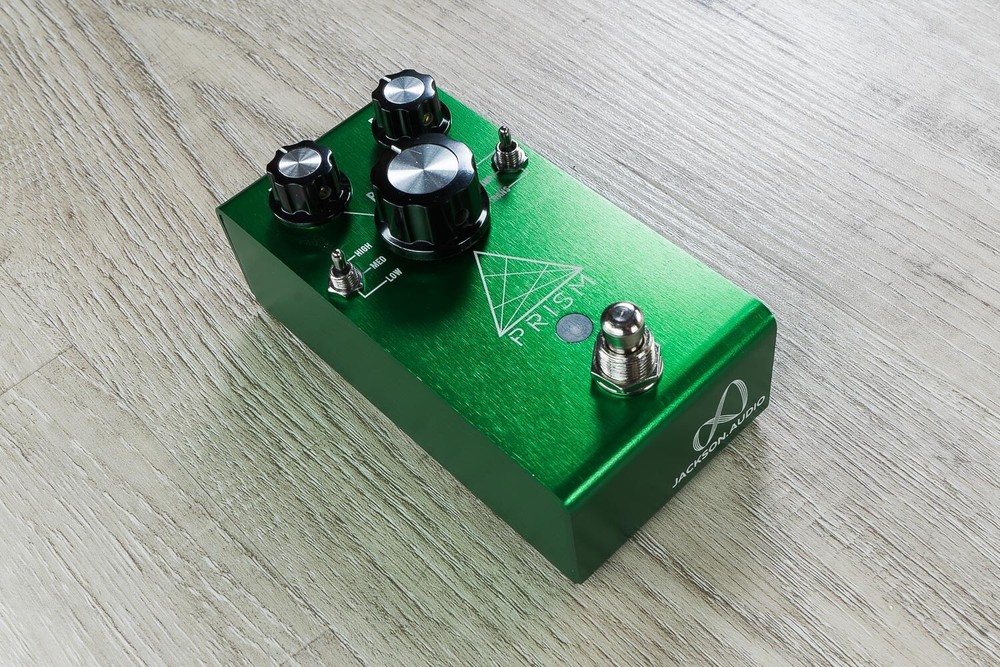 Jackson Audio Prism Buffer Boost Preamp EQ Overdrive Guitar Effects Pedal Green