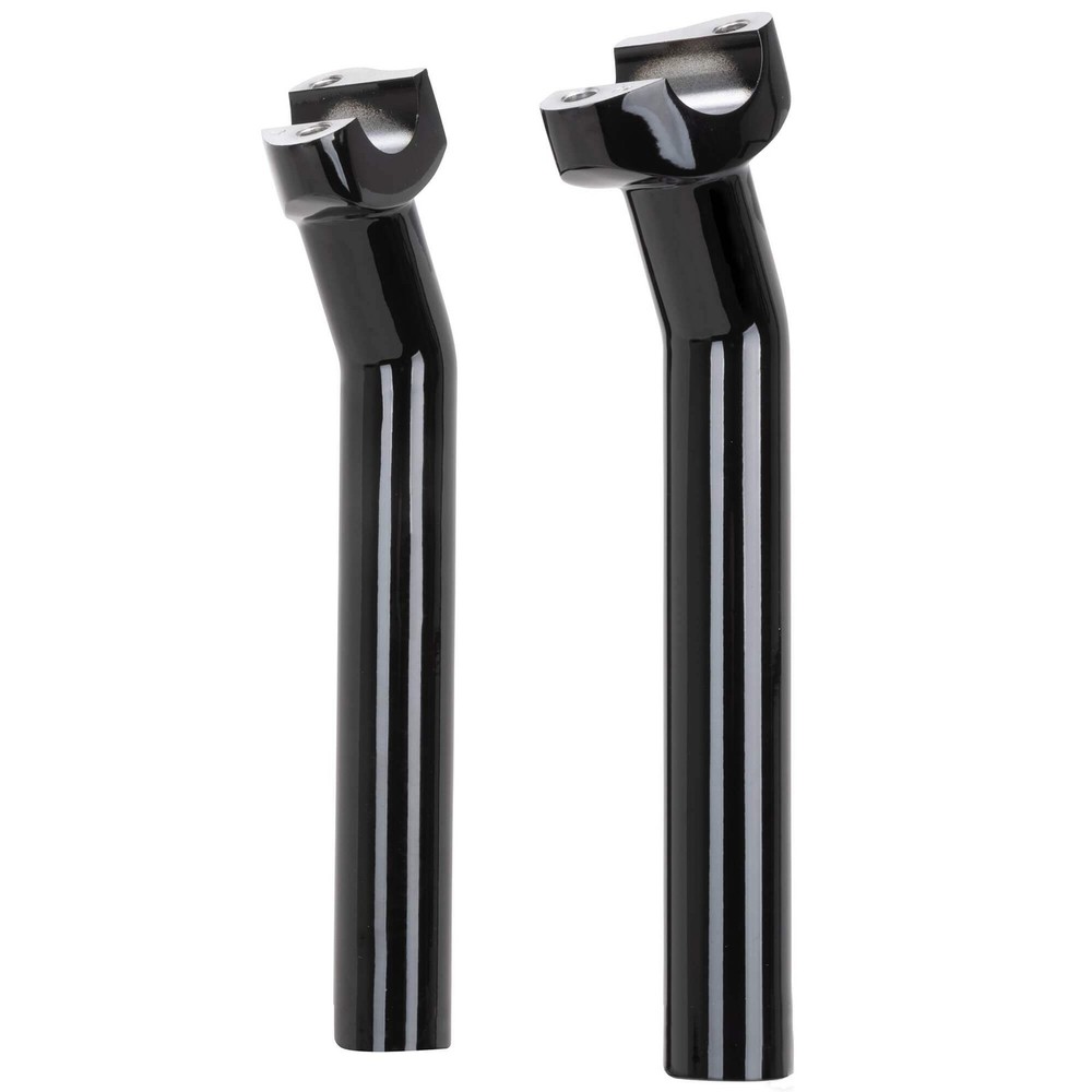 Cycle Standard 8-1/2 inch Pullback Handlebar Riser Set - Black