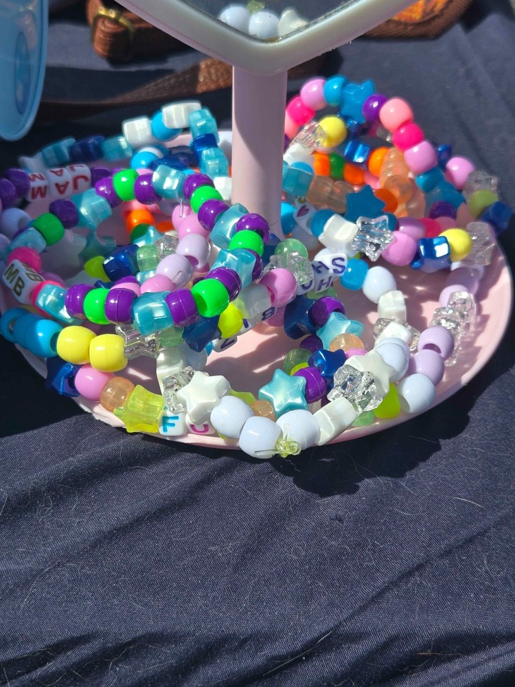 10 random kandi bracelets