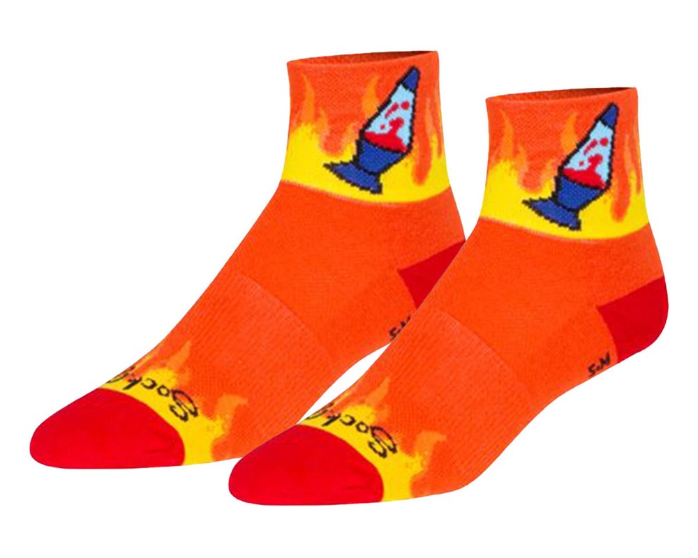 Sockguy 3" Socks (Lava Lamp)