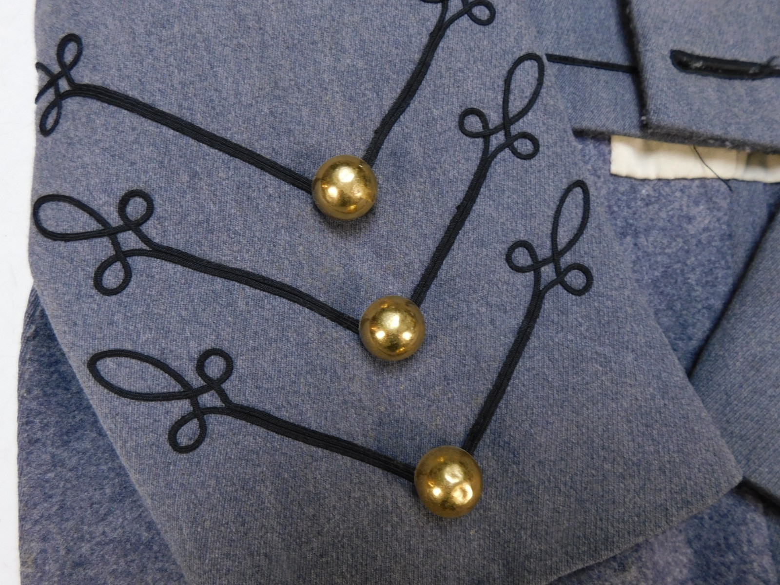 US Military West Point Cadet Dress Jacket 39 Parade Blue Tail Coat Wool Uniform