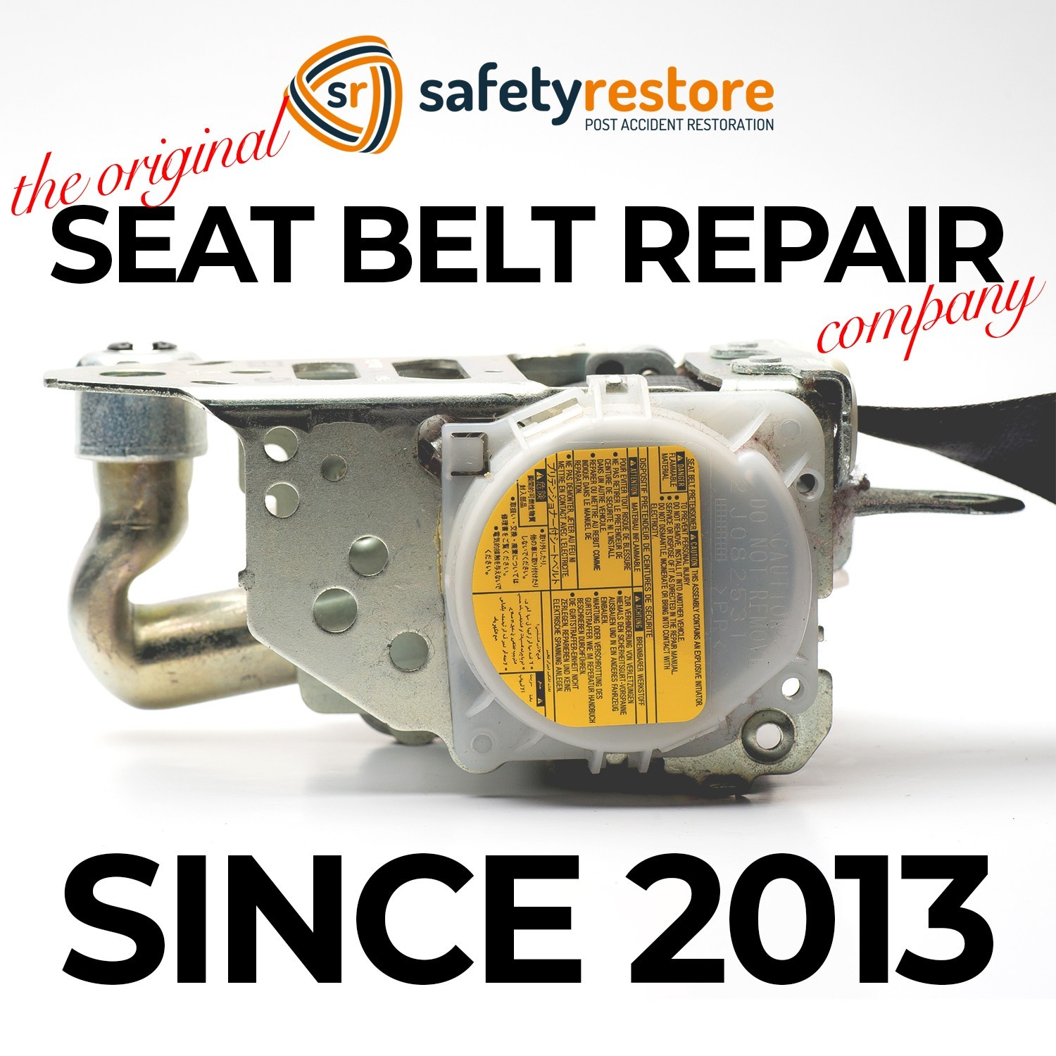 Seat belt repair service