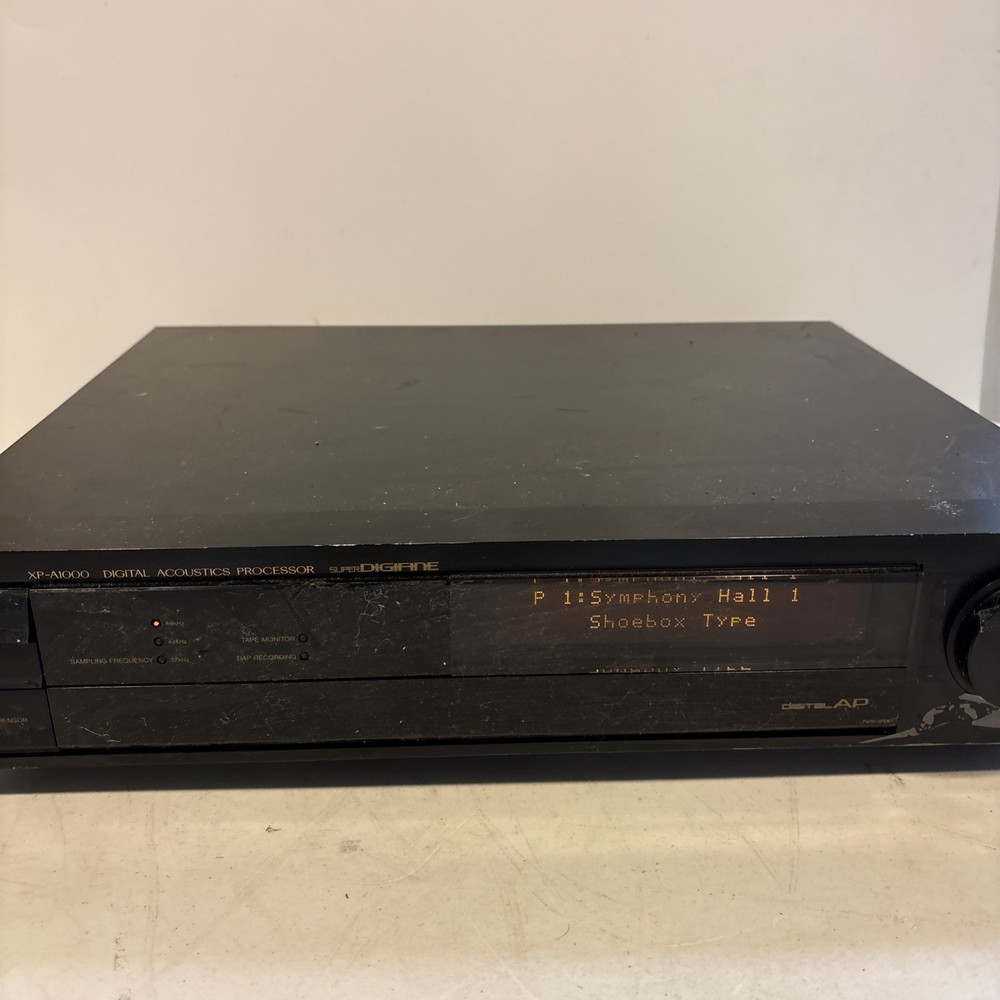 JVC XP-A1000 Digital Acoustics Processor -Works But Has Adhesive On Front -READ!