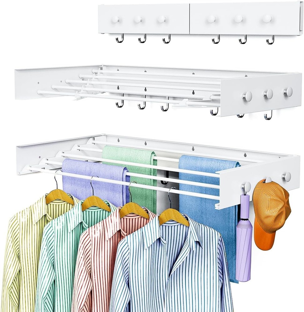 Foldable Wall Mounted Drying Rack - Foldable Drying Racks