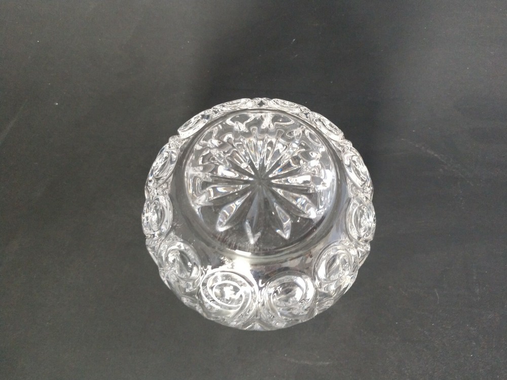 Glass Crystal Open Sugar Creamer Tray