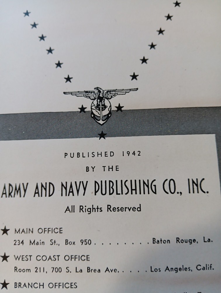1942- 43WWII US ARMY AIR FORCE MATHER FIELD CA SCHOOL TRAINING COMMAND BOOK